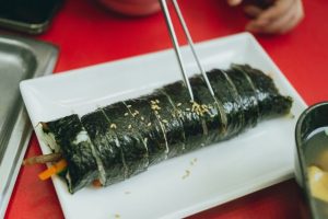 tips menggulung kimbab