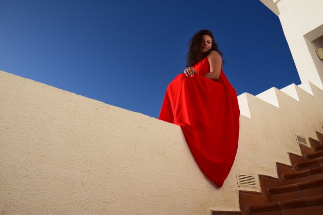 Gaun merah